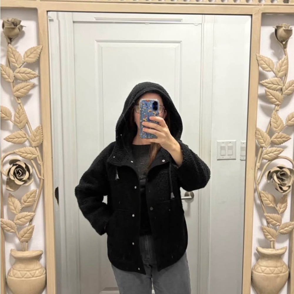 Hooded Lined Jacket Sweater